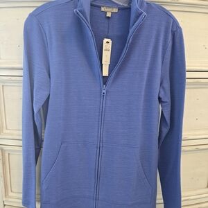 Talbots Royal Blue Zip-Up Jacket